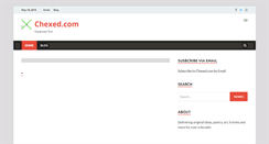 Desktop Screenshot of chexed.com
